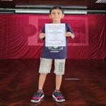 Pushkarna Pranshu of Class 4A has won  first prize in International Hindi Elocution Competition 2026
